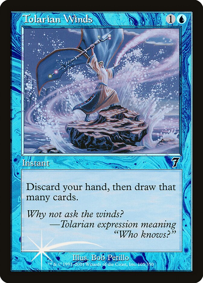 Tolarian Winds 105 (7th Edition)  - Foil | Good Games Adelaide SA
