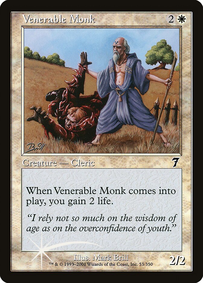 Venerable Monk 53 (7th Edition)  - Foil | Good Games Adelaide SA