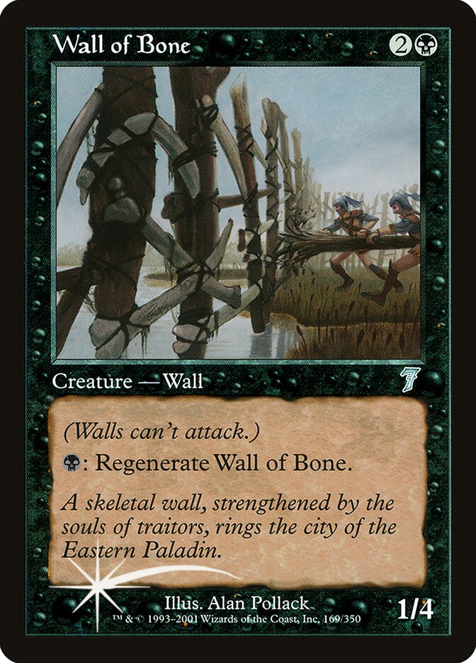 Wall of Bone 169 (7th Edition)  - Foil | Good Games Adelaide SA