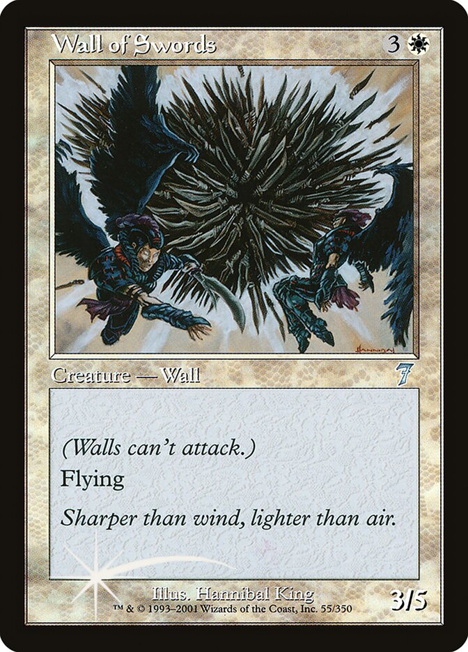 Wall of Swords 55 (7th Edition)  - Foil | Good Games Adelaide SA