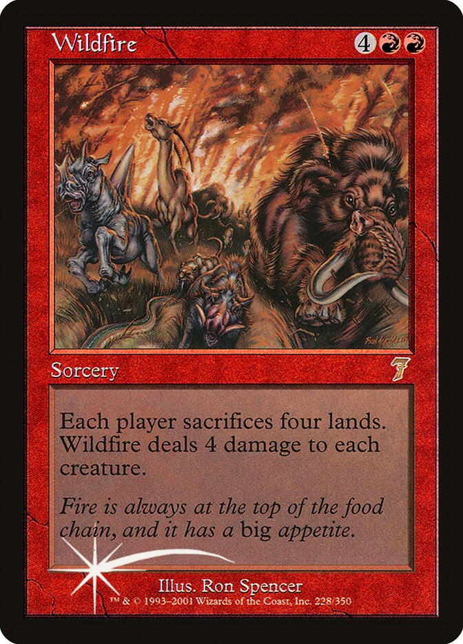 Wildfire 228 (7th Edition)  - Foil | Good Games Adelaide SA