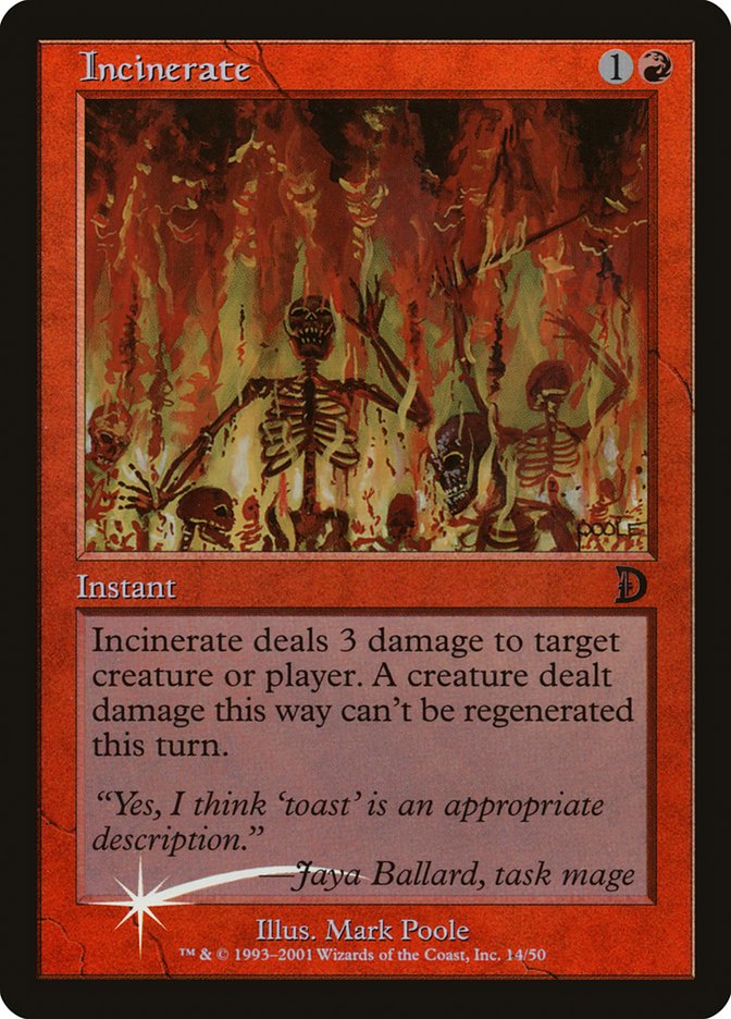 Incinerate 14 (Deckmasters Garfield vs Finkel)  - Foil | Good Games Adelaide SA
