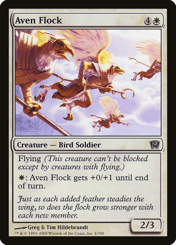 Aven Flock 4 (9th Edition)  - Foil | Good Games Adelaide SA