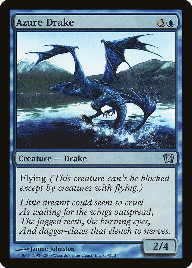Azure Drake 63 (9th Edition)  - Foil | Good Games Adelaide SA