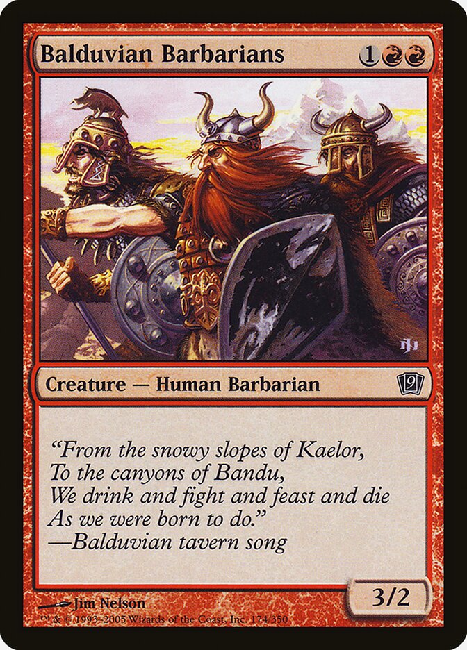 Balduvian Barbarians 174 (9th Edition)  - Foil | Good Games Adelaide SA