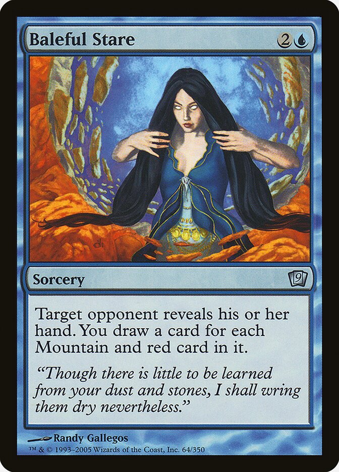 Baleful Stare 64 (9th Edition)  - Foil | Good Games Adelaide SA