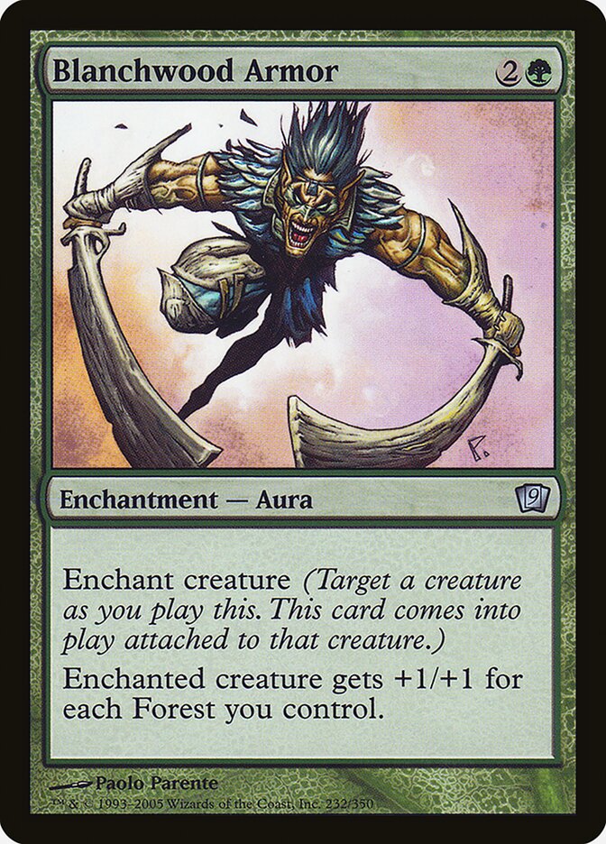 Blanchwood Armor 232 (9th Edition)  - Foil | Good Games Adelaide SA