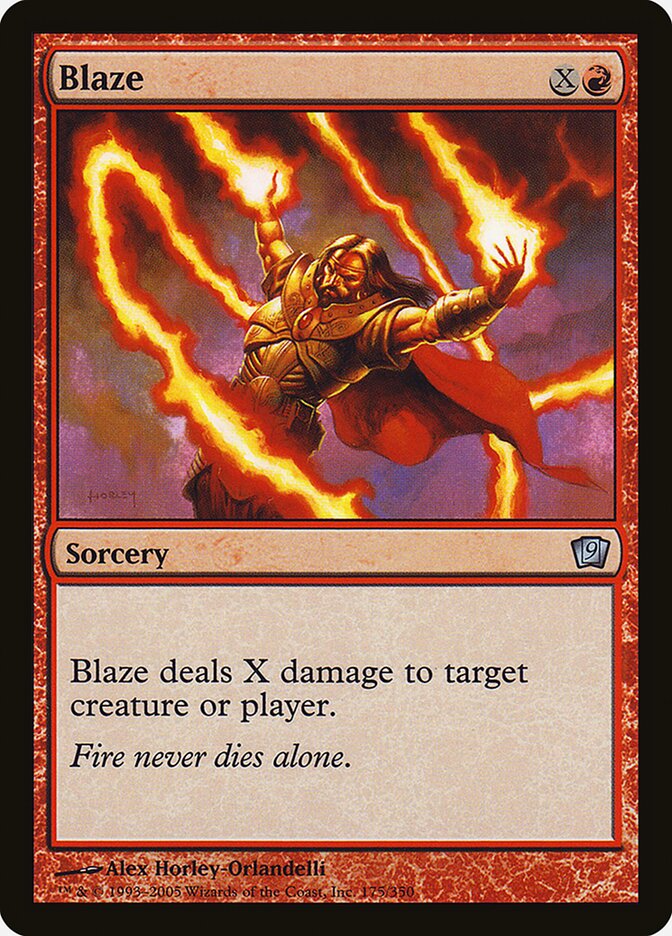 Blaze 175 (9th Edition)  - Foil | Good Games Adelaide SA