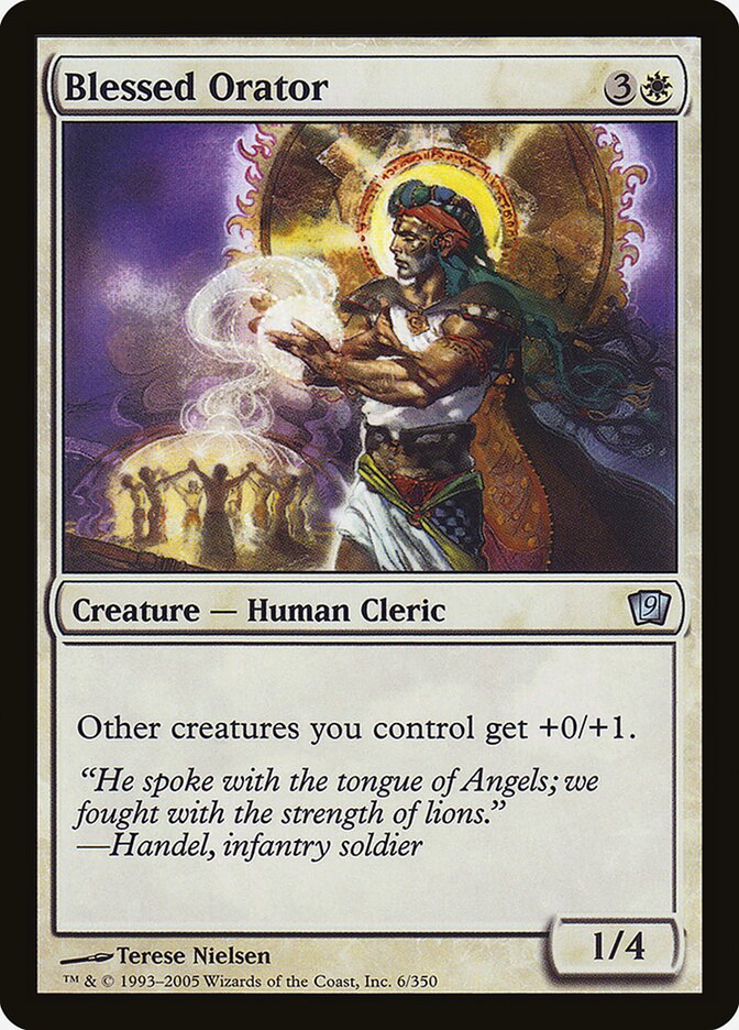 Blessed Orator 6 (9th Edition)  - Foil | Good Games Adelaide SA