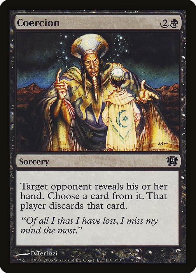 Coercion 118 (9th Edition)  - Foil | Good Games Adelaide SA