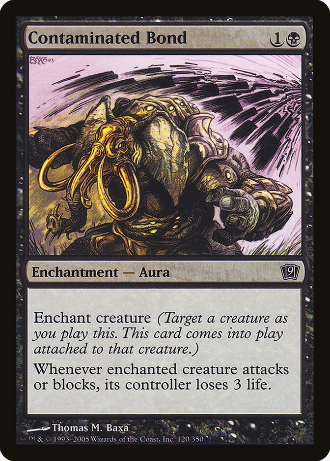 Contaminated Bond 120 (9th Edition)  - Foil | Good Games Adelaide SA