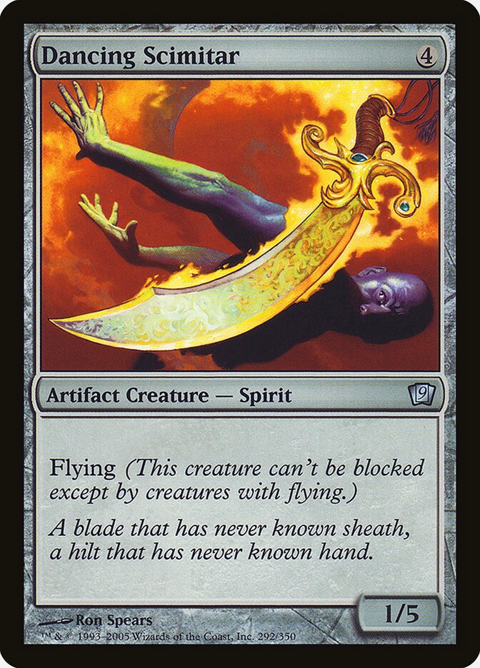 Dancing Scimitar 292 (9th Edition)  - Foil | Good Games Adelaide SA