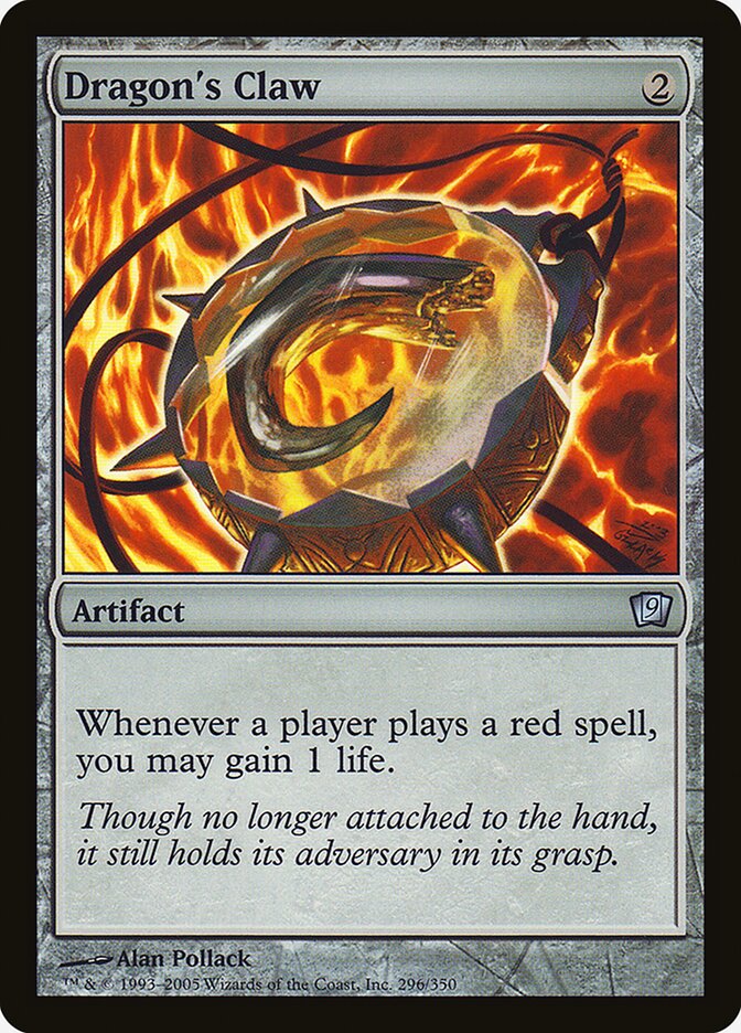 Dragon's Claw 296 (9th Edition)  - Foil | Good Games Adelaide SA