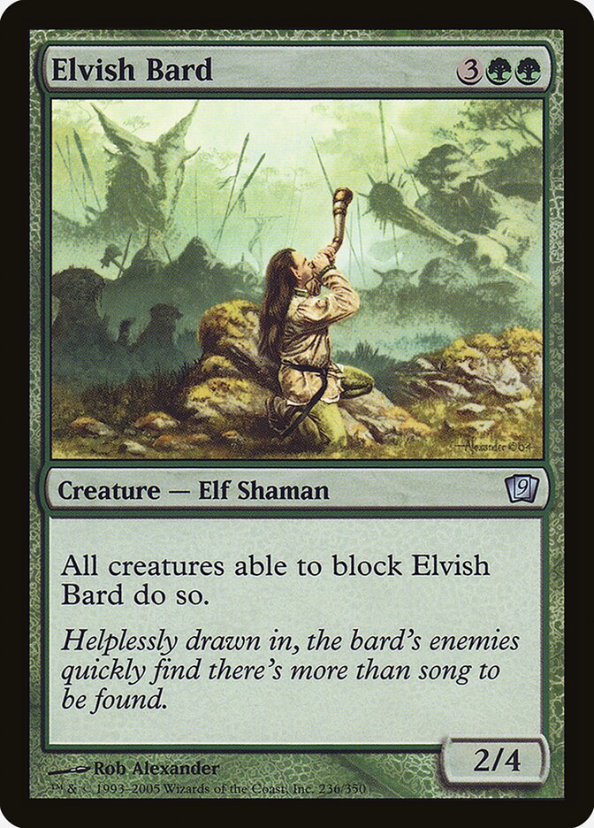 Elvish Bard 236 (9th Edition)  - Foil | Good Games Adelaide SA