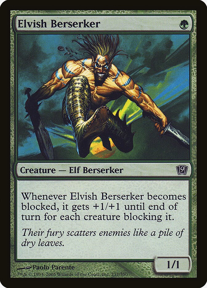 Elvish Berserker 237 (9th Edition)  - Foil | Good Games Adelaide SA