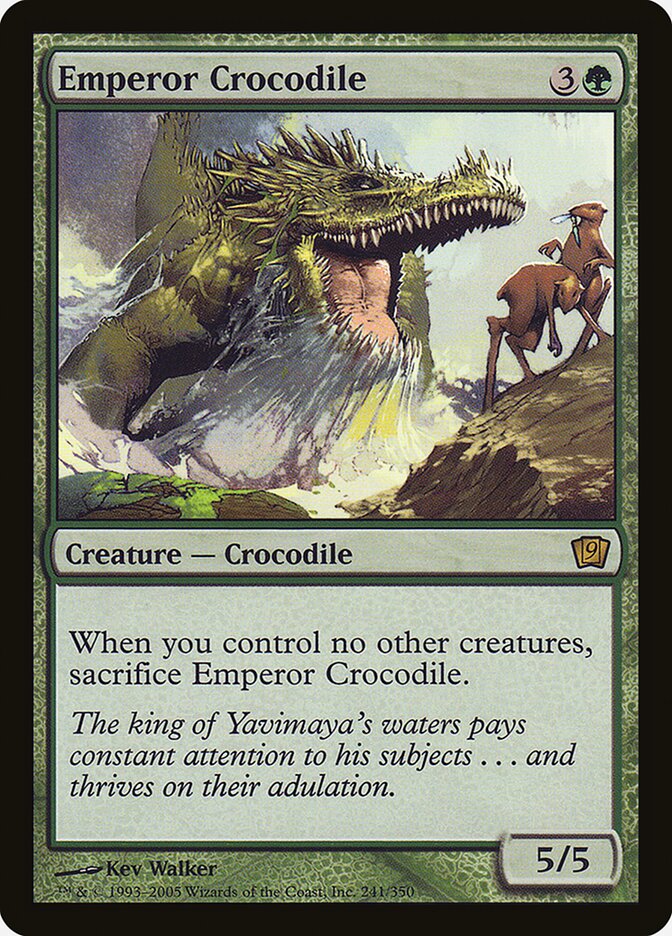 Emperor Crocodile 241 (9th Edition)  - Foil | Good Games Adelaide SA