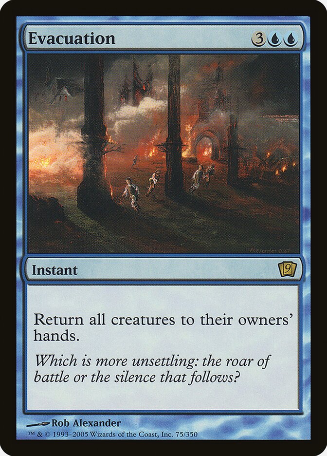 Evacuation 75 (9th Edition)  - Foil | Good Games Adelaide SA