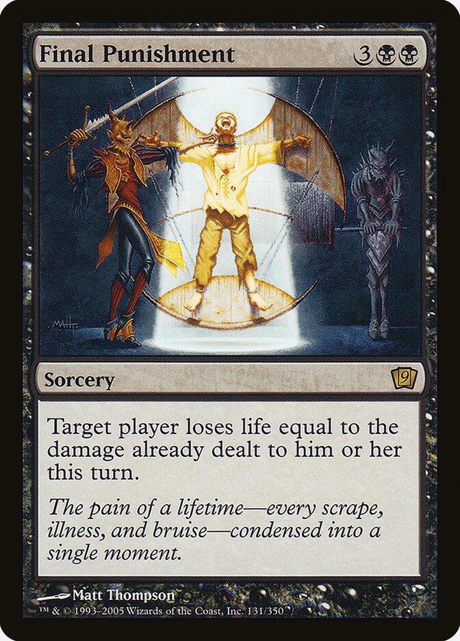 Final Punishment 131 (9th Edition)  - Foil | Good Games Adelaide SA