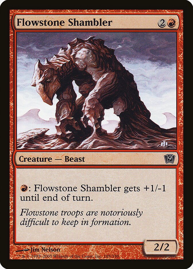 Flowstone Shambler 185 (9th Edition)  - Foil | Good Games Adelaide SA