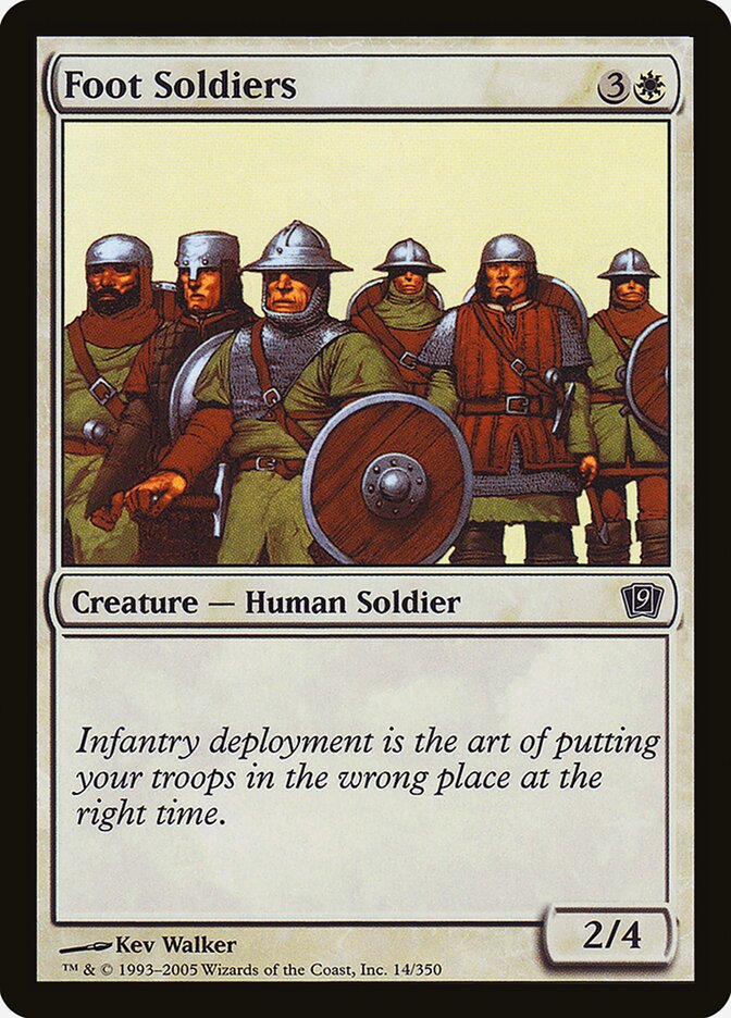 Foot Soldiers 14 (9th Edition)  - Foil | Good Games Adelaide SA