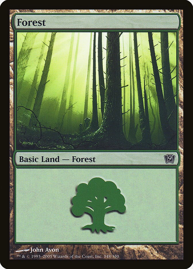 Forest 348 (9th Edition)  - Foil | Good Games Adelaide SA