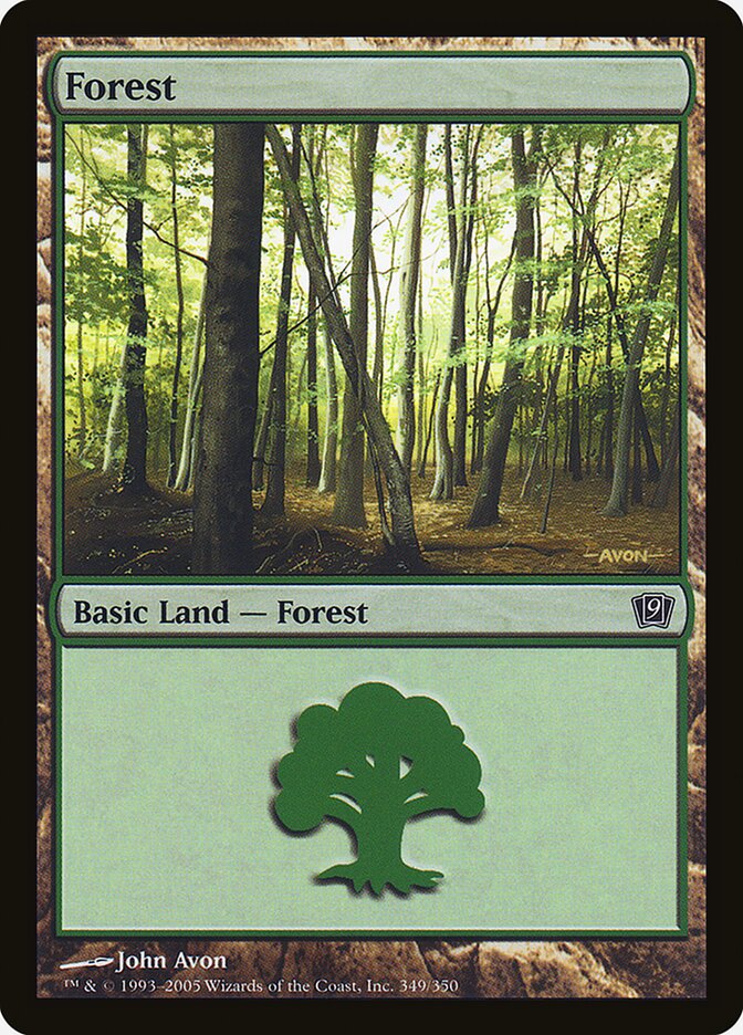 Forest 349 (9th Edition)  - Foil | Good Games Adelaide SA
