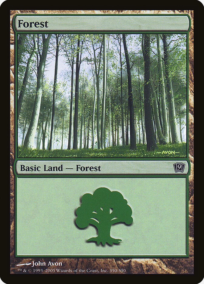 Forest 350 (9th Edition)  - Foil | Good Games Adelaide SA