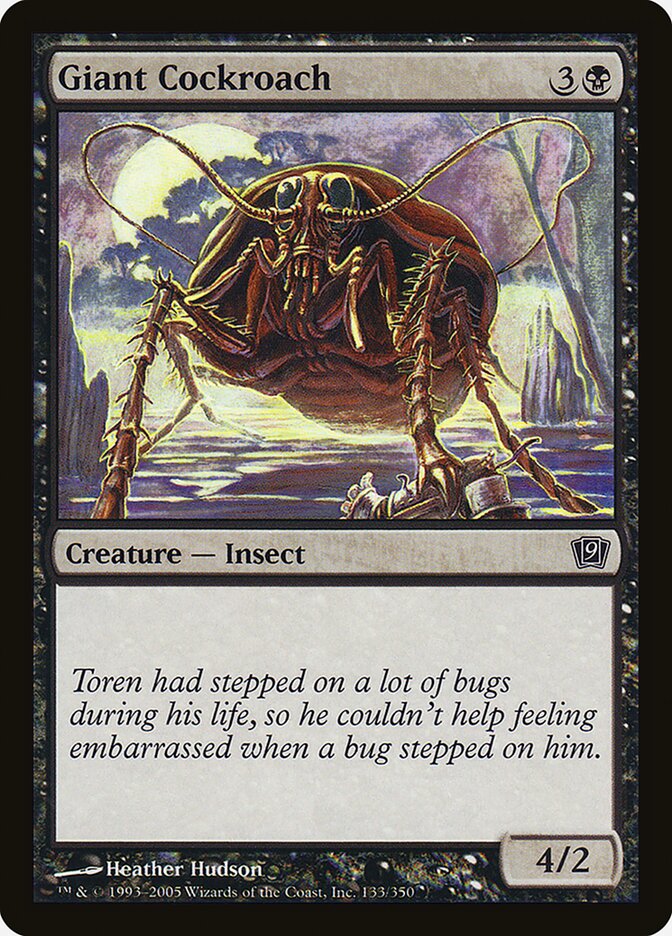 Giant Cockroach 133 (9th Edition)  - Foil | Good Games Adelaide SA