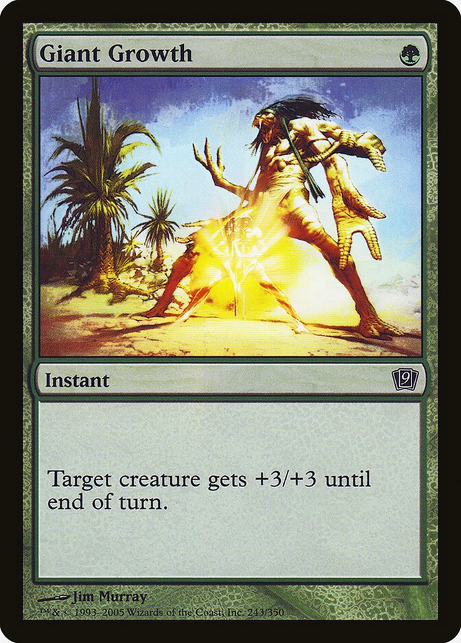 Giant Growth 243 (9th Edition)  - Foil | Good Games Adelaide SA
