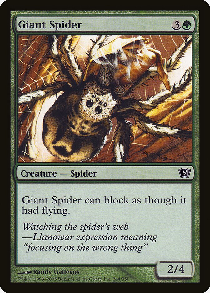 Giant Spider 244 (9th Edition)  - Foil | Good Games Adelaide SA