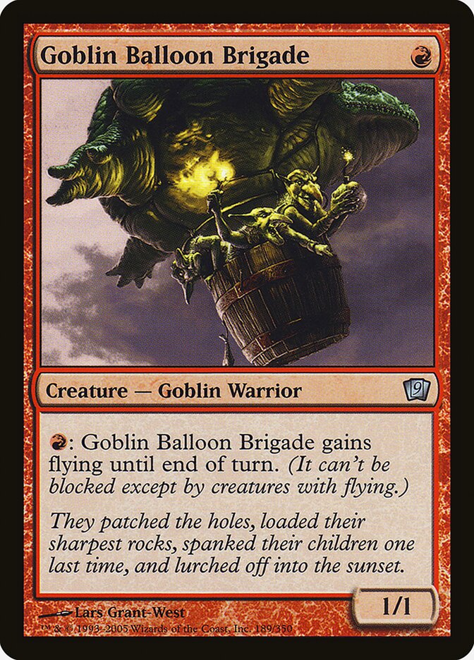 Goblin Balloon Brigade 189 (9th Edition)  - Foil | Good Games Adelaide SA