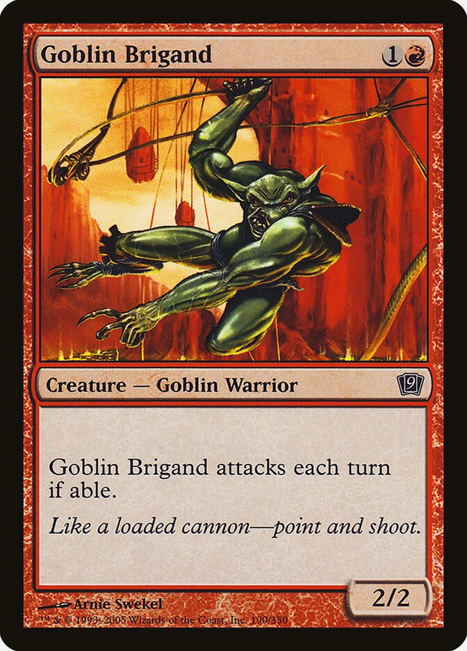 Goblin Brigand 190 (9th Edition)  - Foil | Good Games Adelaide SA