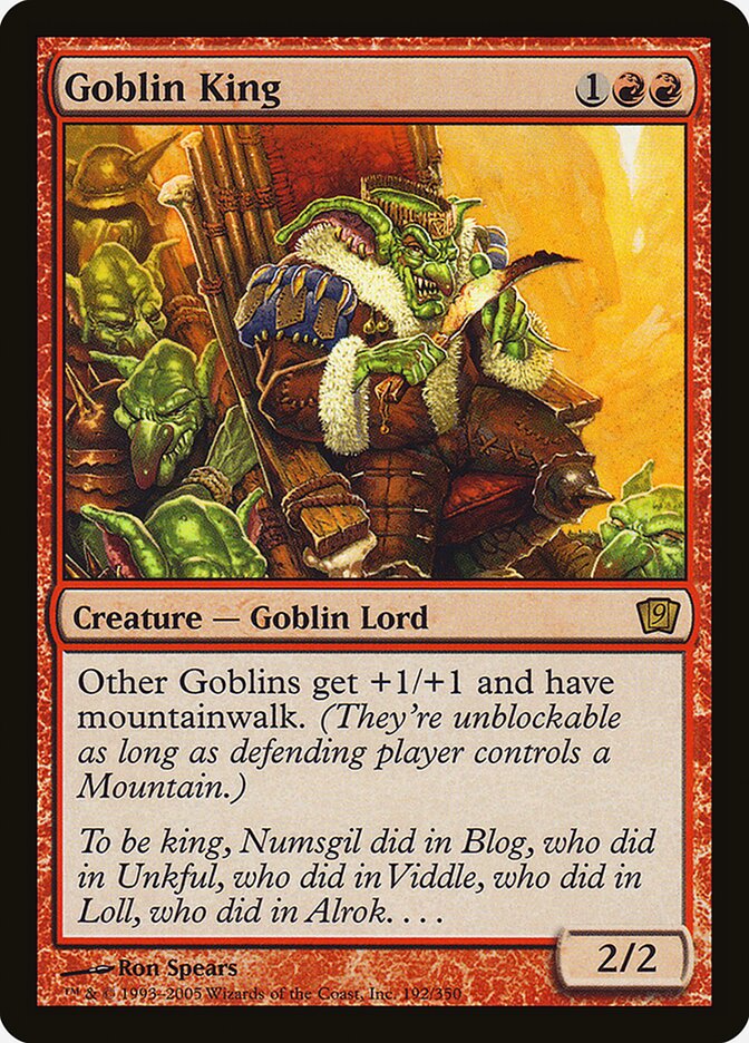 Goblin King 192 (9th Edition)  - Foil | Good Games Adelaide SA