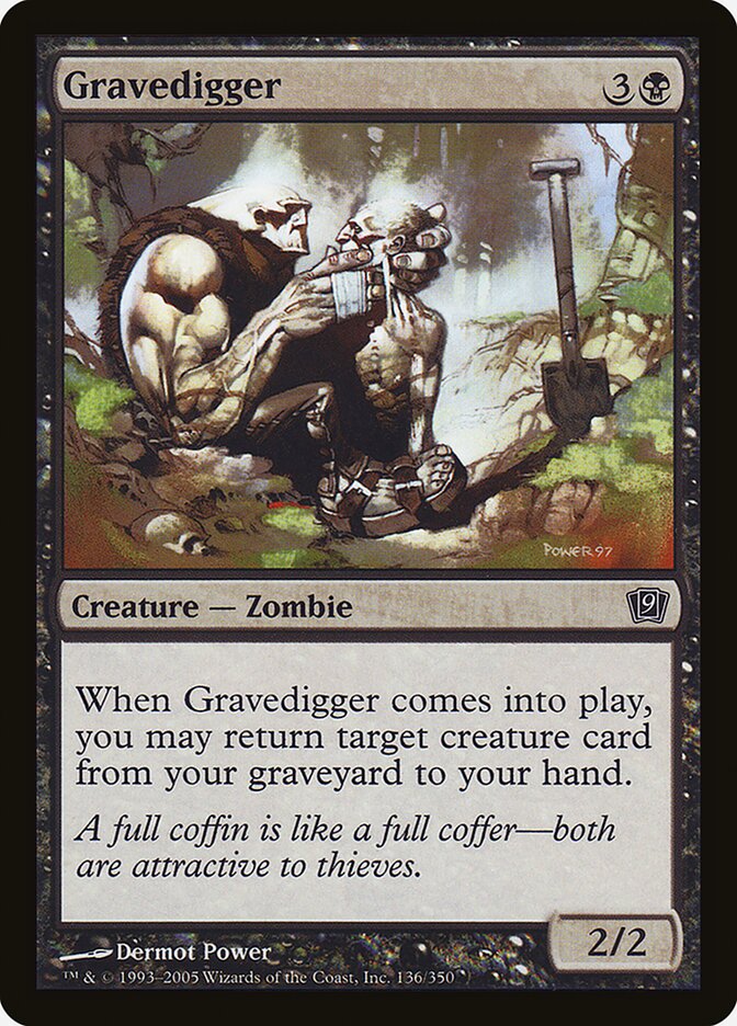 Gravedigger 136 (9th Edition)  - Foil | Good Games Adelaide SA