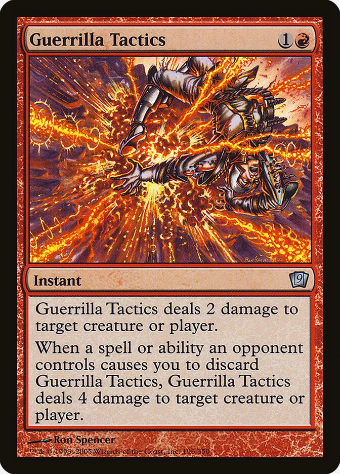 Guerrilla Tactics 196 (9th Edition)  - Foil | Good Games Adelaide SA