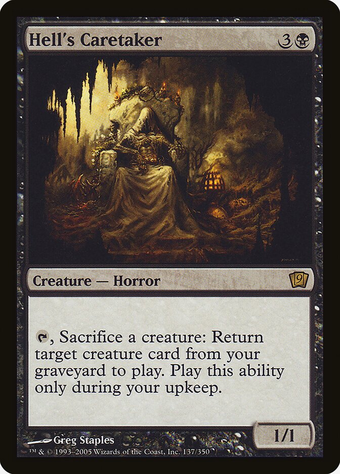 Hell's Caretaker 137 (9th Edition)  - Foil | Good Games Adelaide SA