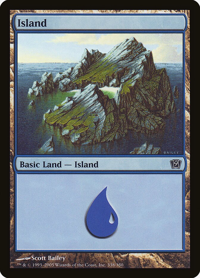 Island 338 (9th Edition)  - Foil | Good Games Adelaide SA