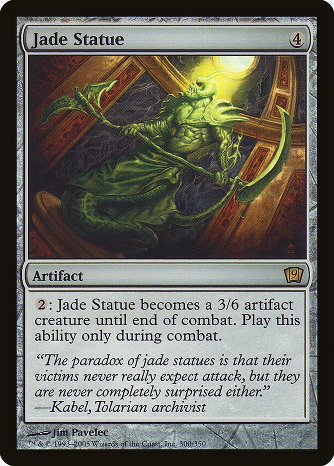 Jade Statue 300 (9th Edition)  - Foil | Good Games Adelaide SA