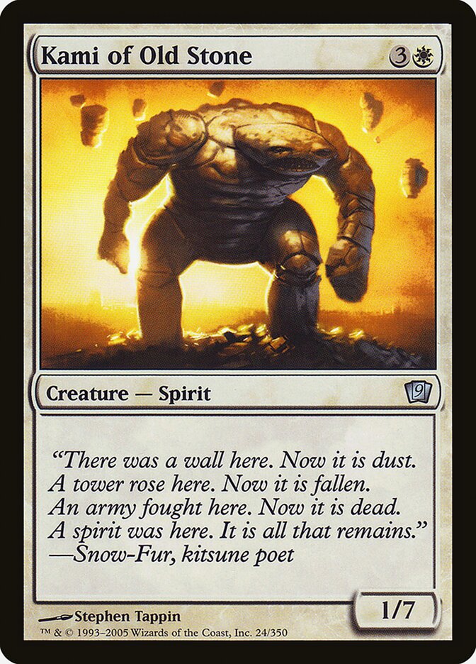 Kami of Old Stone 24 (9th Edition)  - Foil | Good Games Adelaide SA