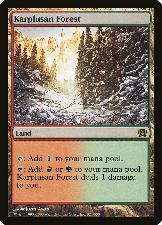 Karplusan Forest 321 (9th Edition)  - Foil | Good Games Adelaide SA