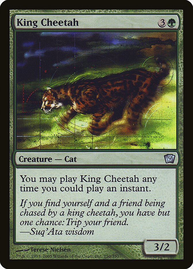 King Cheetah 250 (9th Edition)  - Foil | Good Games Adelaide SA