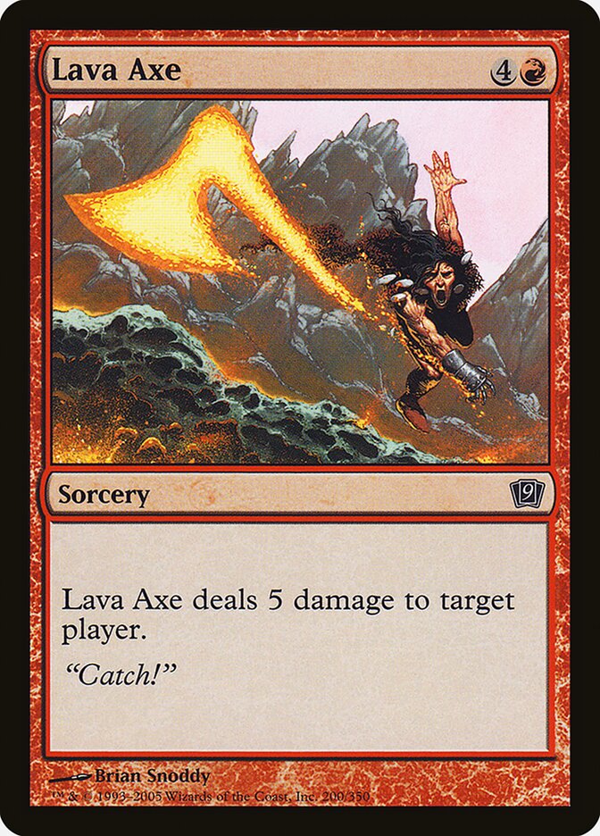 Lava Axe 200 (9th Edition)  - Foil | Good Games Adelaide SA