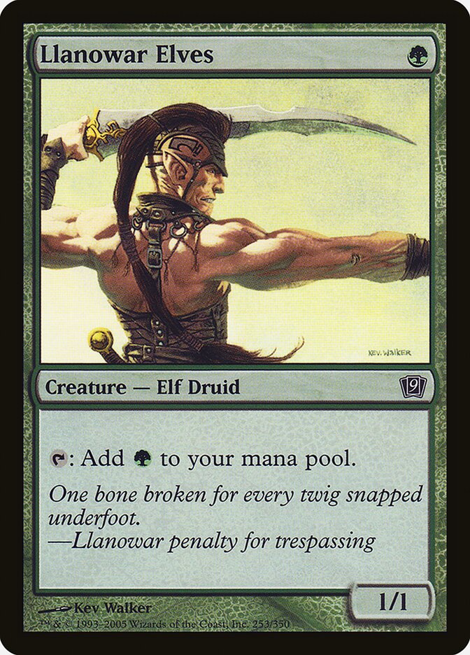 Llanowar Elves 253 (9th Edition)  - Foil | Good Games Adelaide SA