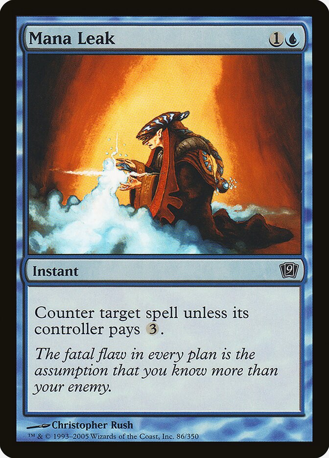 Mana Leak 86 (9th Edition)  - Foil | Good Games Adelaide SA