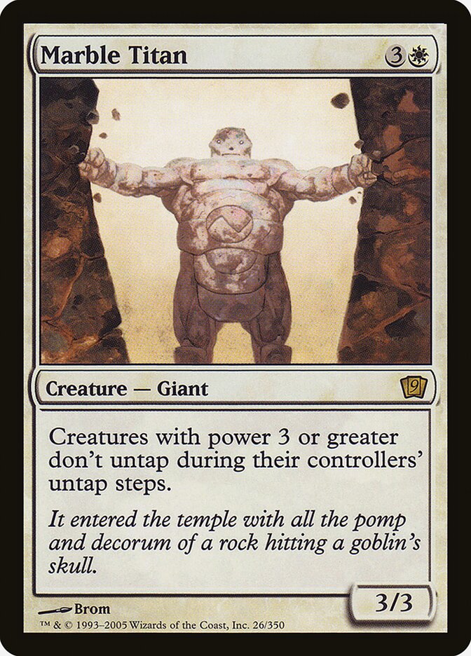 Marble Titan 26 (9th Edition)  - Foil | Good Games Adelaide SA