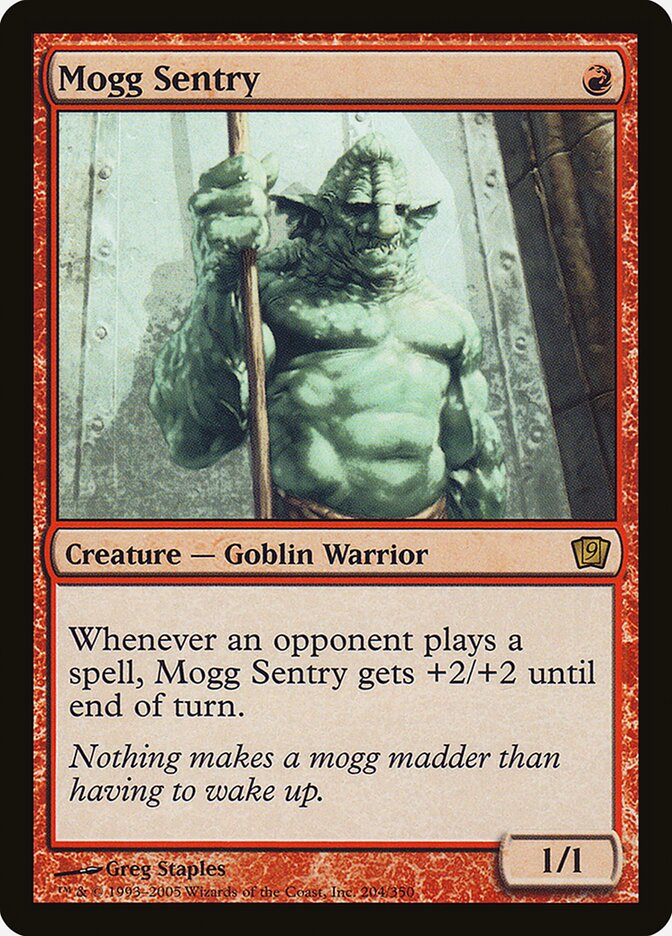 Mogg Sentry 204 (9th Edition)  - Foil | Good Games Adelaide SA