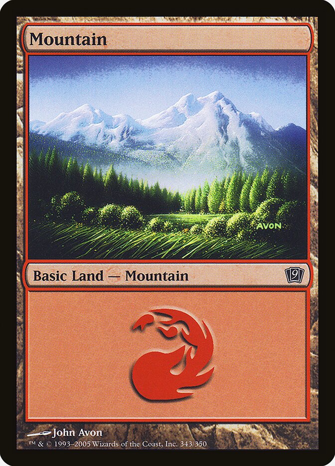 Mountain 343 (9th Edition)  - Foil | Good Games Adelaide SA