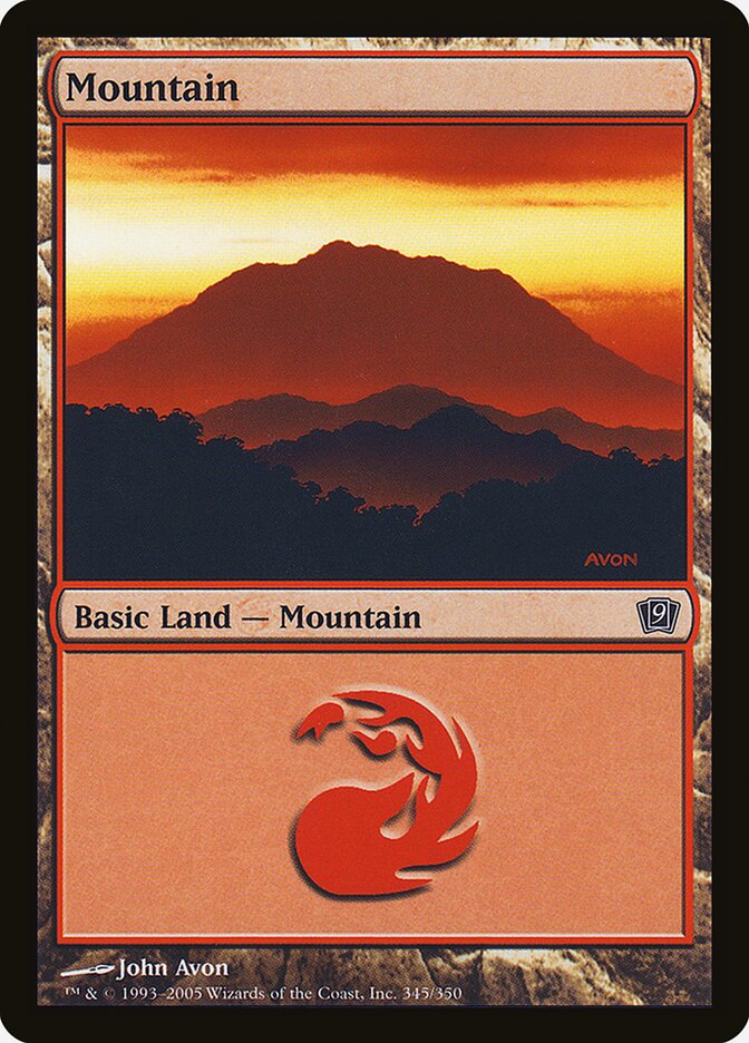 Mountain 345 (9th Edition)  - Foil | Good Games Adelaide SA