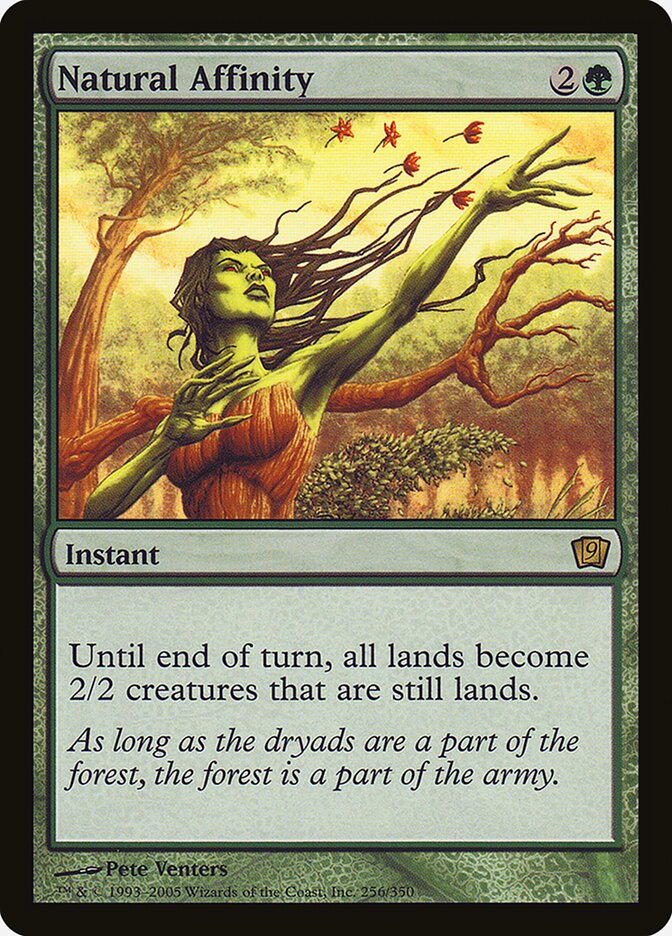 Natural Affinity 256 (9th Edition)  - Foil | Good Games Adelaide SA