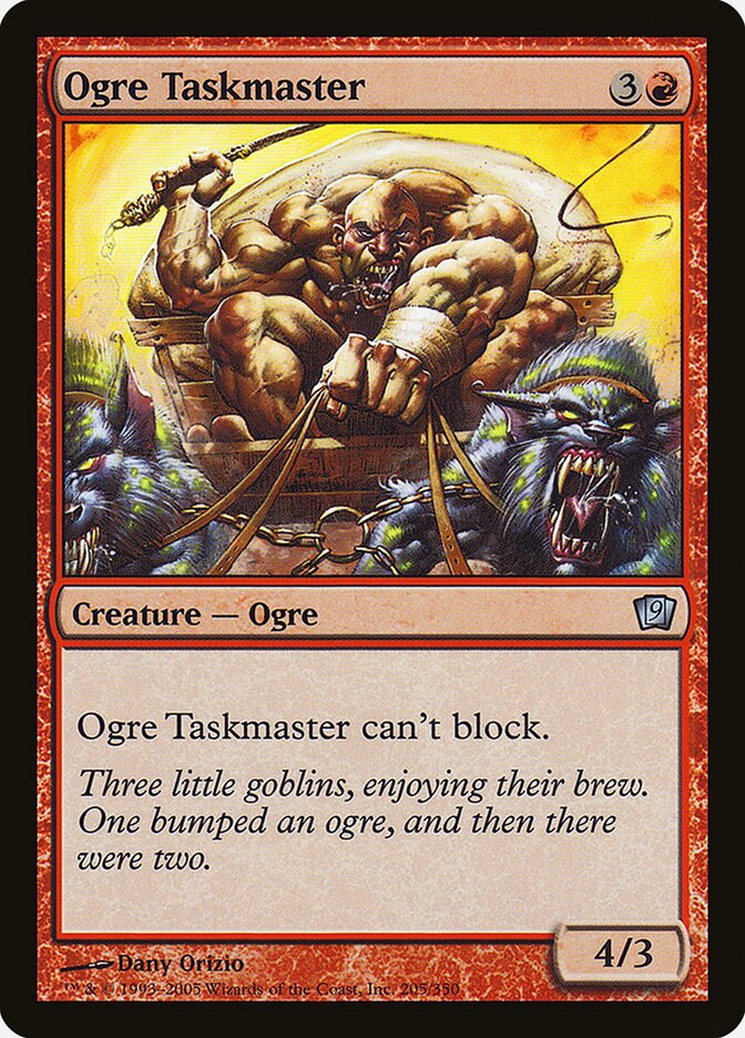 Ogre Taskmaster 205 (9th Edition)  - Foil | Good Games Adelaide SA